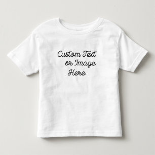T-shirt Pour Les Tous Petits Chemise Toddler personnalisée Votre design personn