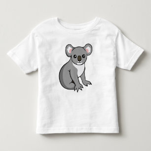 T-shirt Pour Les Tous Petits Chemise unisexe de koala d'enfant en bas âge gris
