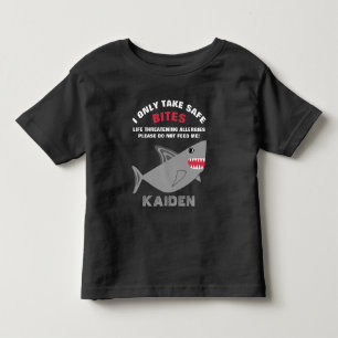 T-shirt Pour Les Tous Petits Chemise vigilante de requin d'allergies