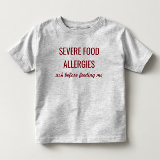 T-shirt Pour Les Tous Petits Chemise vigilante Médicale d'allergies