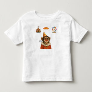 T-shirt Pour Les Tous Petits Chester le clown chimpanzé