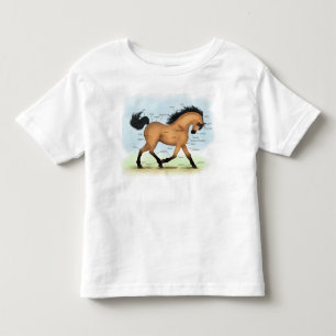T-shirt Pour Les Tous Petits Cheval Buckskin Education Equine Anatomie