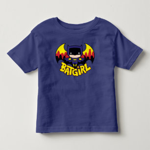 T-shirt Pour Les Tous Petits Chibi Batgirl Avec Gotham Skyline & Logo