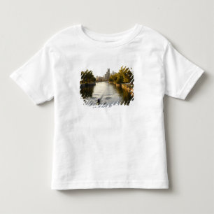 T-shirt Pour Les Tous Petits Chicago, Illinois, rameurs dans le lagon de Lincol