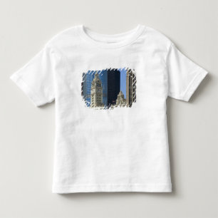 T-shirt Pour Les Tous Petits Chicago, Wrigley Building avec Trump Hotel &