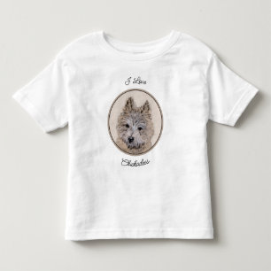 T-shirt Pour Les Tous Petits Chickadee au plafond noir - Photo originale