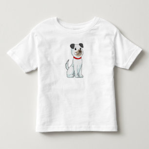 T-shirt Pour Les Tous Petits Chien avec os