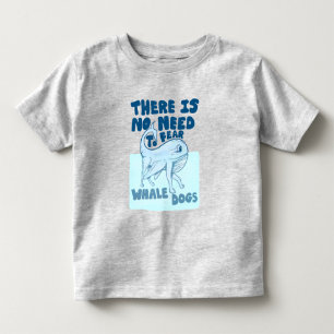 T-shirt Pour Les Tous Petits Chien baleine créature drôle