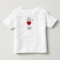 Chiffre chemise de bâton de famille de bébé