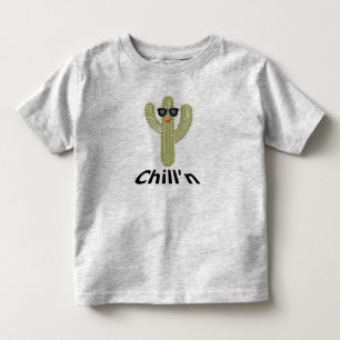 T-shirt Pour Les Tous Petits Chill'n Cactus Design - Toddler Fine Jersey T-Shir