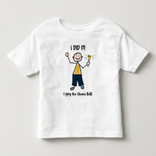 T-shirt Pour Les Tous Petits Chimio Bell - ruban d'or de Cancer d'enfance