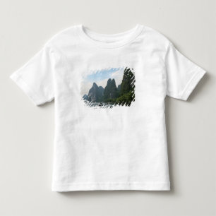 T-shirt Pour Les Tous Petits Chine, Guilin, rivière Li, bateaux de rivière bord