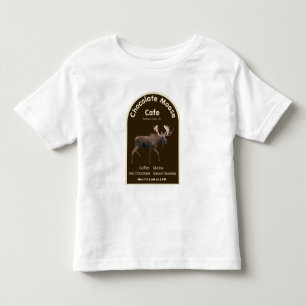 T-shirt Pour Les Tous Petits Chocolat Moose Café