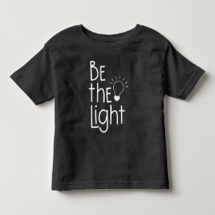 T-shirt Pour Les Tous Petits Christian Be the Light Funny Inspiration