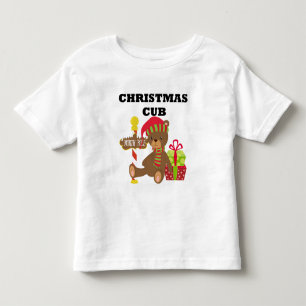 T-shirt Pour Les Tous Petits Christmas Cub Baby