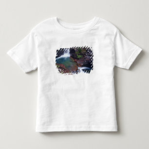 T-shirt Pour Les Tous Petits Chutes St Mary dans le parc national de Glacier da