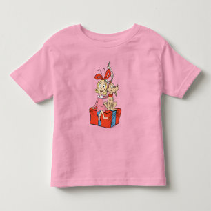 T-shirt Pour Les Tous Petits Cindy Lou Who et Max sur un Cadeau