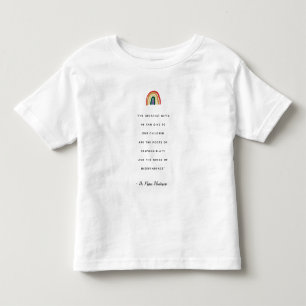 T-shirt Pour Les Tous Petits Citation Maria Montessori