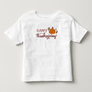 T-shirt Pour Les Tous Petits citrouille bon thanksgiving