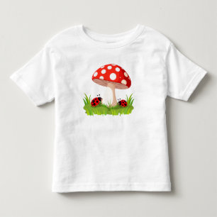 T-shirt Pour Les Tous Petits Coccinelles Colorées au Repos