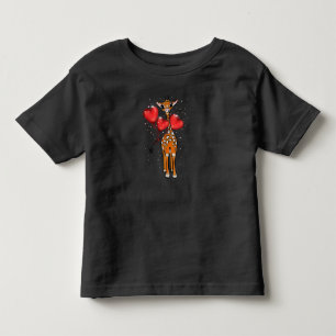 T-shirt Pour Les Tous Petits Coeurs de ballons de Saint-Valentin dessin de gi