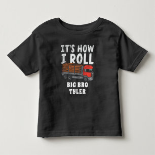 T-shirt Pour Les Tous Petits Comment je roule Logger Lumberjack Trucker Personn