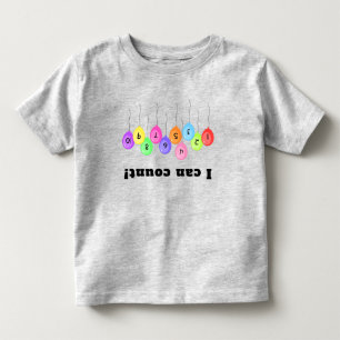 T-shirt Pour Les Tous Petits Compte des ballons vers le bas