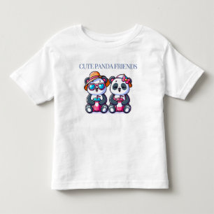 T-shirt Pour Les Tous Petits Conception de panda bébé mignonne