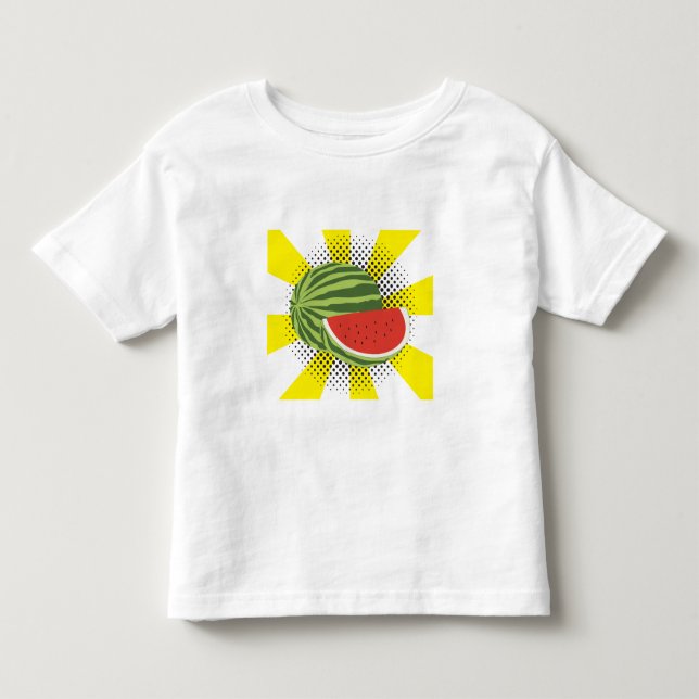 T-shirt Pour Les Tous Petits Conception des fruits de pastèque (Devant)