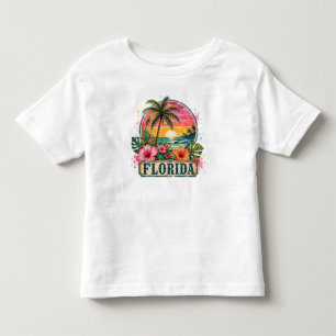 T-shirt Pour Les Tous Petits Conception d'état ensoleillé PNG de plage de Flori