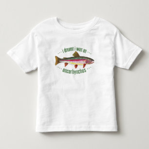T-shirt Pour Les Tous Petits Conception humoristique de truite arc-en-ciel