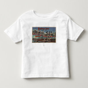 T-shirt Pour Les Tous Petits Conneaut, Ohio - grandes scènes de lettre
