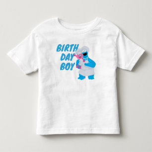 T-shirt Pour Les Tous Petits Cookie Monster et Gonger, garçon d'anniversaire