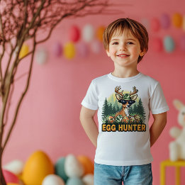 T-shirt Pour Les Tous Petits Cool Camo Deer Chasseurs d'oeufs de Pâques Garçons