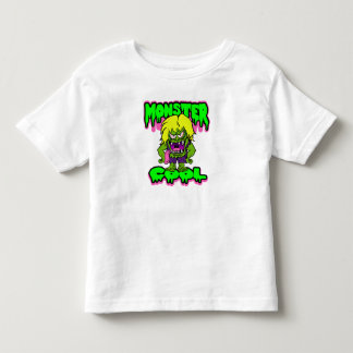 T-shirt Pour Les Tous Petits Cool Monster Enfants