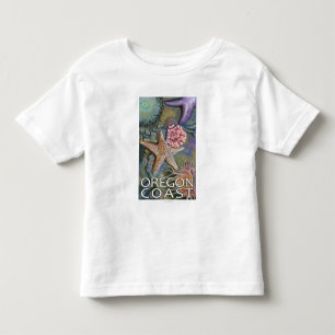 T-shirt Pour Les Tous Petits Côte Tidepool de l'Orégon