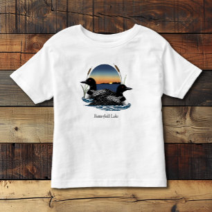 T-shirt Pour Les Tous Petits Couple de plongeons du lac Butterfield