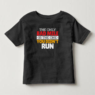 T-shirt Pour Les Tous Petits Coureur - Citation drôle de mauvais mile à la cour