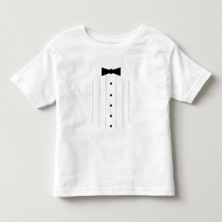 T-shirt Pour Les Tous Petits Cravate noire Tuxedo