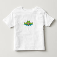 Crocodile à nager dans l'eau