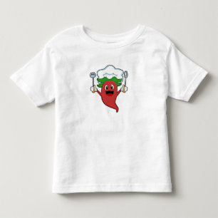 T-shirt Pour Les Tous Petits Cuisinier de poivre Vegan