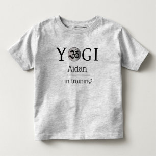T-shirt Pour Les Tous Petits Customisé zen personnalisé yogi yoga enfants T-shi