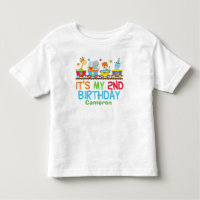 Cute Custom Circus Animal Train 2e anniversaire