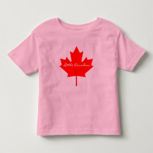 T-shirt Pour Les Tous Petits Cute Little Canadian red maple leaf Canada