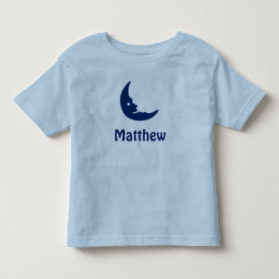 T-shirt Pour Les Tous Petits Cute Moon personnalisée