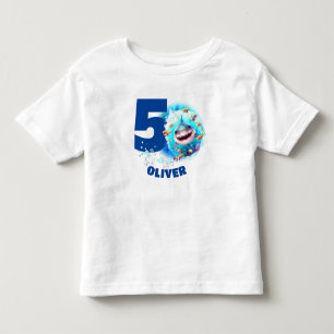 T-shirt Pour Les Tous Petits Cute Shark Anniversaire Nom Garçon