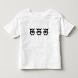T-shirt Pour Les Tous Petits Cute Zebra