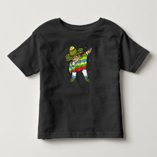 T-shirt Pour Les Tous Petits Dabbing Mexican Poncho Sombrero Cinco de Mayo Part
