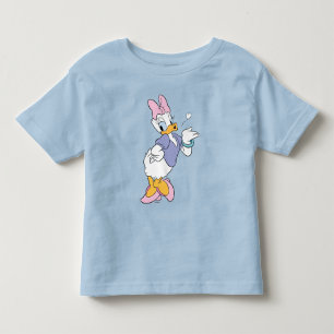 T-shirt Pour Les Tous Petits Daisy Duck faisant un baiser
