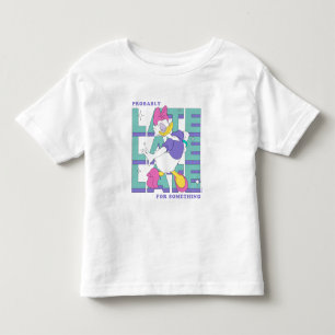 T-shirt Pour Les Tous Petits Daisy Graphique de déclaration rétro "Probablement